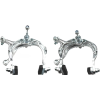 AliExpress NONE Road Bike Brake Caliper Side Pull Long Reach Arm Bicycle Caliper Brake Dual Pivots Aluminum Alloy 75-94mm Silver for Road Bike