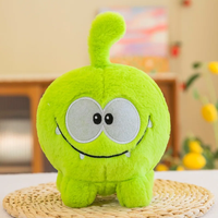 25cm Hot Game Cartoon Cut The Rope Om Nom Frog Stuffed Animal Plush Toys Collection Gift