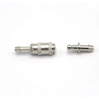 NIBP Cuff Connector NIBP Air Hose Adapt Blood Pressure Cuff Connector Male Female Quick Disconnect Bayonet Airway Metal Joints