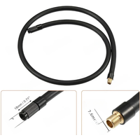 AliExpress PEISHAN Threaded Tire Inflator Extension Hose Chuck Adapter Air Pump Tube Tire Valve Connection Pipe for Car Truck Bike Copper Rubber