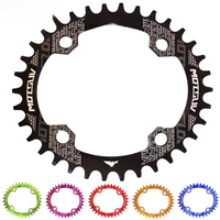 AliExpress VXM MOTSUV 104 BCD mountain Bicycle Round Oval Chainring Narrow Wide Chainwheel 32T/34T/36T/38T Cycling Star Ring Crankset part set