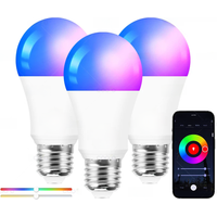 Tuya Smart WiFi Bulb E27 18W RGB CW WW Light Bulb Compatible With Google Home Alexa For Smart Home Decoration