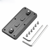FANAUE M-Lok Arca Rail Tripod Mount Adapter Bipod Arca-Swiss/RRS Dovetail Hunting for Rifle Tripod Ballhead Quick Release Plate