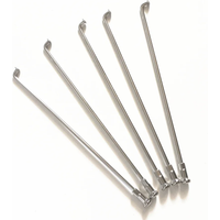 AliExpress HUMED 36pcs/lot Material 304 Stainless Steel 9G Diameter 3.5mm Length 100-235mm Motorcycle Spokes J-bend E-Bike Motor Spokes
