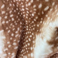 Thicken Imitation Deer Fur Plush Fabric Spotted Deer Patterns Leopard Spots Fur Spots Plush Fabric Handmade DIY Mink Fur Fabric