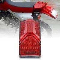 AliExpress OVOVS LED Tail Light 500% Bright Rear Brake Light with White License Plate Lighting for Dirt Bike Honda XR650L XR600R XR250R