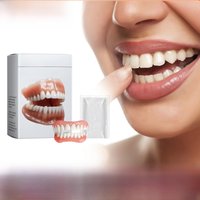 Oralhoe Temporary Denture Silicone Reline Fake Tooth Fill Gaps Between Teeth Perfect Fit Teeth Comfort Tooth Repair Kit Adults