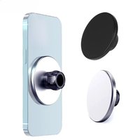 Aluminum Magnetic Base for iPhone 16 15 14 for Magsafe 17mm Ball Head Socket Mobile Phone Bracket Magnet Holder Cell Phone Stand