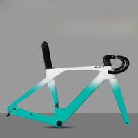 BXT Carbon Frame Disc Brake, Max 700 x 32C, AERO Road Bicycle Frameset, BSA T47, Full Internal Cable with Handlebar, DI2