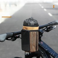 AliExpress ESLNF Bicycle Bag Bottle Holder Handlebar Stem Thermal Bag with Mesh Pocket Coffee Cup Holders Cycling Water Bottle Carrier Bag