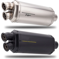 Universal 51mm Motorcycle Motocross Exhaust Muffler Escape Moto with DB killer for SV650 Z900 F850GS R1200GS R25