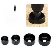Hole Saw Set,Metal Core,6PCS Saw Cup Wood Crown, Drill Bit For Wood ,Woodworking Tools