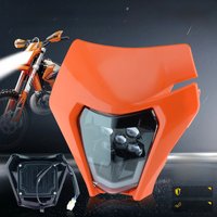 AliExpress POWERZONE Powerzone Motorcycle LED Headlight Plate for KTM EXC XC SX MX XC 125 250 300 450 Supermoto Enduro Universal Dirt Bike Headlights