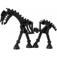 Building Blocks Technicalal parts Black Skeleton Horse 1 PCS MOC Compatible With brands toys for children 59228