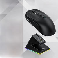 X6 Attack Shark Mouse RGB Touch Magnetic Charging Base Tri-Mode Connection Macro Pro Gaming Mouse