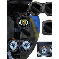 AliExpress Motorcycle Bicycle Rearview Mirror Decorative Lights Rechargeable Light 3D LED Modification Remote Dynamic Eye Devil USB M9V0