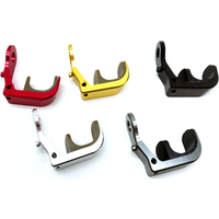 AliExpress NONE For Brompton Bicycle Multi-S E-typ Aluminum Alloy E-buckle Front Fork Hook E-shaped Buckle Folding Bike Hanging Buckle Parts