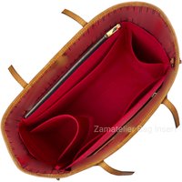 Fit for Neverfull PM/MM/GM, Tote Bag Organizer Insert Felt Liner, Felt Purse with Water Bottle Holder Shopping Bag Base Shaper