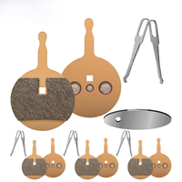 AliExpress NONE DYISLAND MT1S Bike Brake Pads 4Pairs Sintered Metal Or Semi-Metal MTB Road Bike Universal brake pads for BB5 brake pads