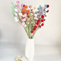 Hand woven flower bouquets, finished snowflakes, knitted simulated flowers, home decor, hotel decorations, wedding supplies