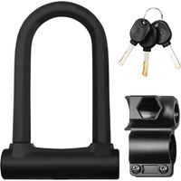 AliExpress NONE Bike Lock Heavy Duty Bicycle U Lock Secure Lock with Mounting Bracket U Shape anti-theft bicycle lock
