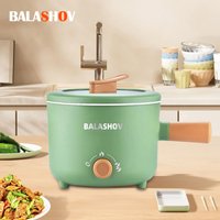 Mini Electric Cooker Multi-functional Cooking Pot Non-stick Frying Pan Ramen Dormitory Small Electric Hot Pot Cooker 220V
