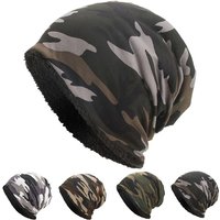 AliExpress NONE Outdoor Warm Cap Balaclava For Women/Men Camouflage Cotton Cap Plus Velvet Hat Warm For Autumn Winter Skiing Bike Accessories