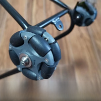 AliExpress BinHex 1/2/4PCS 58mm Nylon Omni Wheels Easy Roller Wheels for Brompton Extension Rod Telescopic Bike Cargo Rack Parts Folding Bicycle