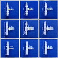 Food Grade PP 8 10mm To 4~16mm Reducing Tee Connectors Aquarium Tank Hose Connector Irrigation Reducer Hose Pagoda Tee Joint