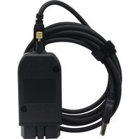 Interface VCDS HEX V2 2024, mise à jour 23.3.1, compatible avec Volkswagen, Skoda, Seat et Audi, outil de diagnostic automobile multilingue, comprend un CD