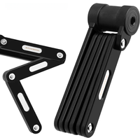 AliExpress riderace RIDERACE Foldable Bicycle Lock For MTB Mountain Bike High Security Anti-Theft Scooter Electric E-Bike Road Cycling Chain Lock