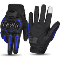 AliExpress SUOMY Cheap Motorcycle Gloves Men Women Summer Full Finger Breathable Mesh Moto Bike Gloves Red/Black/Green/Blue/Orange/Pink