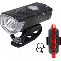 AliExpress cycle zone Bike Light Set Front Light with Taillight USB Rechargeable Easy to Install 3 Modes Bicycle Accessories for the Bicycle Road MTB