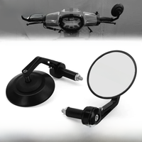 AliExpress DINTCNC Motorcycle Accessories Bicycle Tram Off-Road Vehicle All-Terrain Universal Handlebar End Rearview Mirrors 95MM Glass Side Mirror