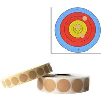 2000/Pcs Shootingfor Target 20mm/12mm Brown Beige IPSC Target Plasters Shooting Target Bullseye Bore Shooting Plasters Sticker