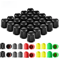 AliExpress TQQTQQ Car Tire Valve Plastic Black Tyre Valve Caps with O Rubber Ring Covers Dome Shape Dust Valve for Car Trucks Motorcycles Bike