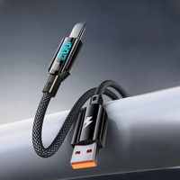 NNBILI Nylon Braided Usb 3.0 Male-To-Female High-Speed Transmission Data 100W Display 27W Fast Charging Cable