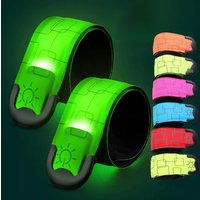 AliExpress hufuch Night Running Armband LED Light Band Cycling Safety Armband Outdoor Sports Safety Arm Belt Leg Warning Rechargeable Wristband