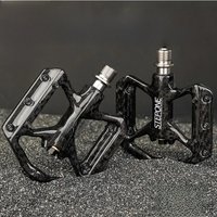 AliExpress JSHOU BIKE Bicycle Pedals Ultralight Carbon Fiber Non-Slip Road Mountain MTB Bike Pedal Waterproof Bicycle Accessories/Parts