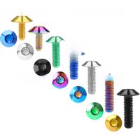 AliExpress Wanyifa Titanium Bolts M4 M5 M6x10/12/15/20/25/30/35mm Head Screws for Bicycle And Motorcycle Parts Accessories 10pcs/15pcs