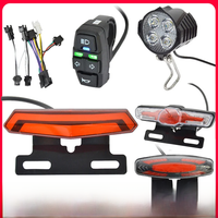 AliExpress VKTECH LED Ebike Brake Rear Light High-Brightness Brake Warning Light Energy Saving Easy Installation for 24V 36V 48V Electric Bike