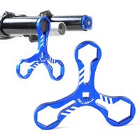 AliExpress RL228 RISK Bike Fork Wrench Tools Aluminum 6 in 1 Bicycle Fork Cap Spanner Install/Removal Repair tool for 24/26/27/28/30/32mm