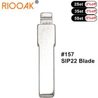 10pcs For JMD VVDI KEYDIY KD Remote Flip Blank Key Blade SIP22 #157 Y37 Uncut Key Blade For Fiat Punto Ducato Stilo Panda Idea