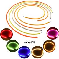 300mm 600mm 1200mm Long Flexible LED Filament for Creative DIY Lamp Parts DC 12V/24V Diode Pink Warm White Red Blue Green