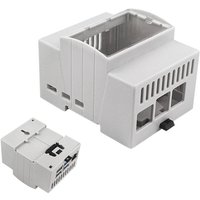 Raspberry Pi ABS Case Electrical Box DIN Rail Modular Shell Optional Heatsink Cooling Fan for Raspberry Pi 5 /4 /3B+ /3B