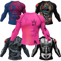 AliExpress NONE Cody Lundin Designer Men Cool Sports Shirts Jiu Jitsu Gi Rashguard Upf 50+ Cycling Running Tops Tattoo Compression Gym T-Shirts