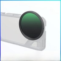 SmallRig Attachable VND Filter ND64-ND400 (6-9 Stop) 67mm Magnetic with Threaded Adapter for iPhone 16 Series -5169