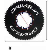 AliExpress acrz DRIVELINE CNC 69T/75T road bike TT chainring 11S 110/130BCD