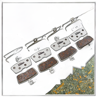 AliExpress COOMA SPORT 4 Pairs, Bicycle Brake Pads for SRAM Motive, DB8, Code, CODE R (2011 to Now), DB 4 pistons, Guide RE, Ex Plus Alu-Alloy