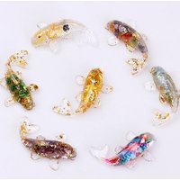 AliExpress NONE Natural Crystal Gravel Fish Figures Miniature Fancy Carp Statue And Sculpture Decorative Ornament Gifts Airy Garden Home Decor